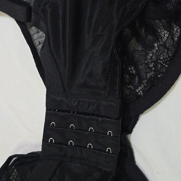 Hsia Lace Elegant Black Full Coverage Lift Underwire Bra Size 36G NwT. - Picture 5 of 7
